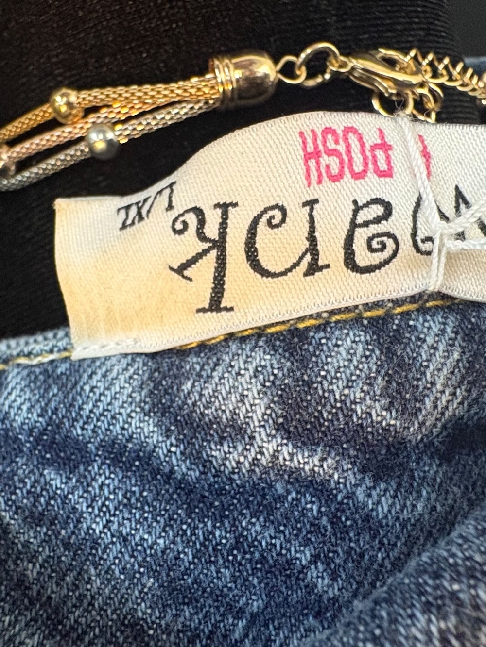 Denim Button-Front Jacket - Blue - Picture 4 of 4
